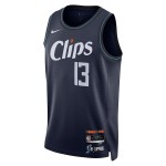 Maillot NBA Los Angeles Clippers Paul George Nike 2023-24 City Edition Navy Swingman - Homme